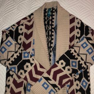 Francesca’s tribal sweater